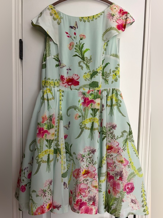 Ted Baker Dresses & Skirts - Ted Baker London Wallpaper Print Silk Dress Coquette Girlhoodcore Sz 4
US 10-12